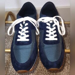 J.Crew trainers in navy blue colorblock